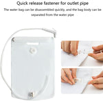 10L Tragbare faltbare PVC-Wassersack für Camping und Outdoor