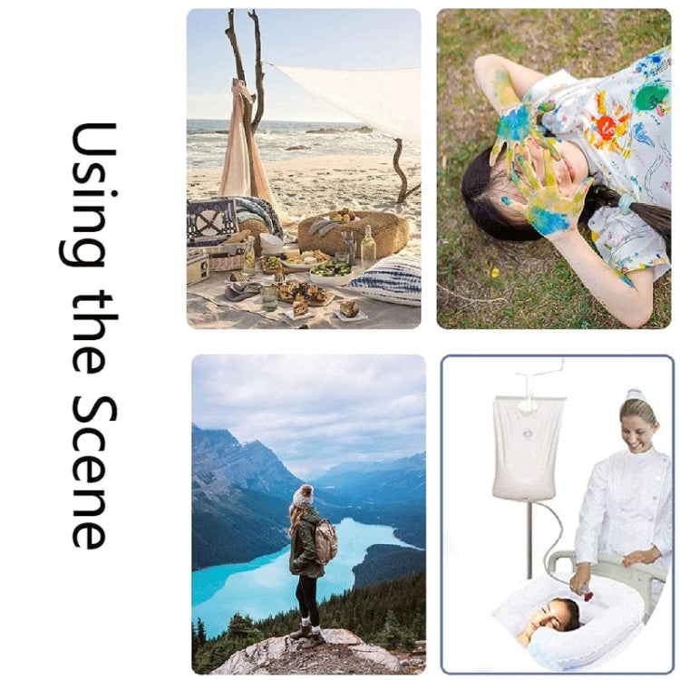 10L Tragbare faltbare PVC-Wassersack für Camping und Outdoor