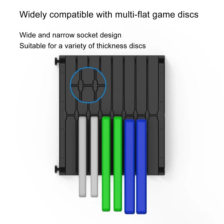 Aufbewahrungshalterung für Spielkarten-CDs, Wandmontage, CD-Hülle, 32 Blatt