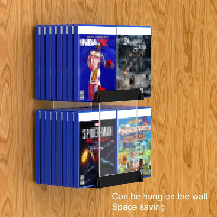 Aufbewahrungshalterung für Spielkarten-CDs, Wandmontage, CD-Hülle, 32 Blatt