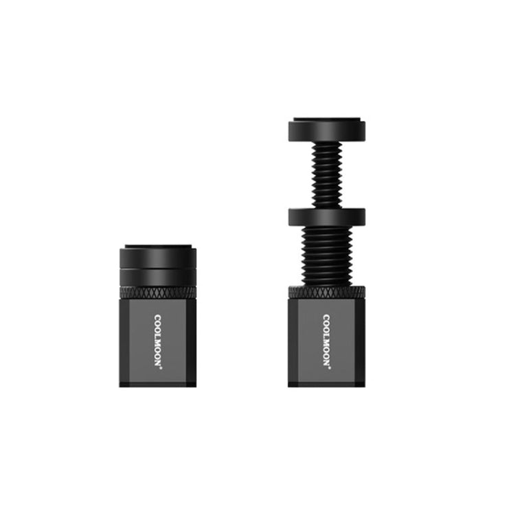 COOLMOON Grafikkartenständer Desktop-Computer Grafikkarten vertikale Top-Halterung Schrauben Teleskopstützstangen, 2,8-5cm (Schwarz), 2,8-5cm (Silber), 5-8cm (Schwarz), 5-8cm (Silber), 7,5-12cm (Schwarz), 7,5-12cm (Silber)