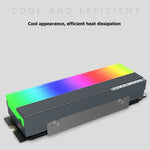 COOLMOON CM-M2A M.2 2280 SSD Kühler 5V ARGB Festplatten-Kühlkörper, CM-M2A