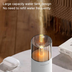 Kerzenflammen Aromatherapie Diffusor Automatischer Duftzerstäuber Mini Ambiente Kerzenlicht Luftbefeuchter
