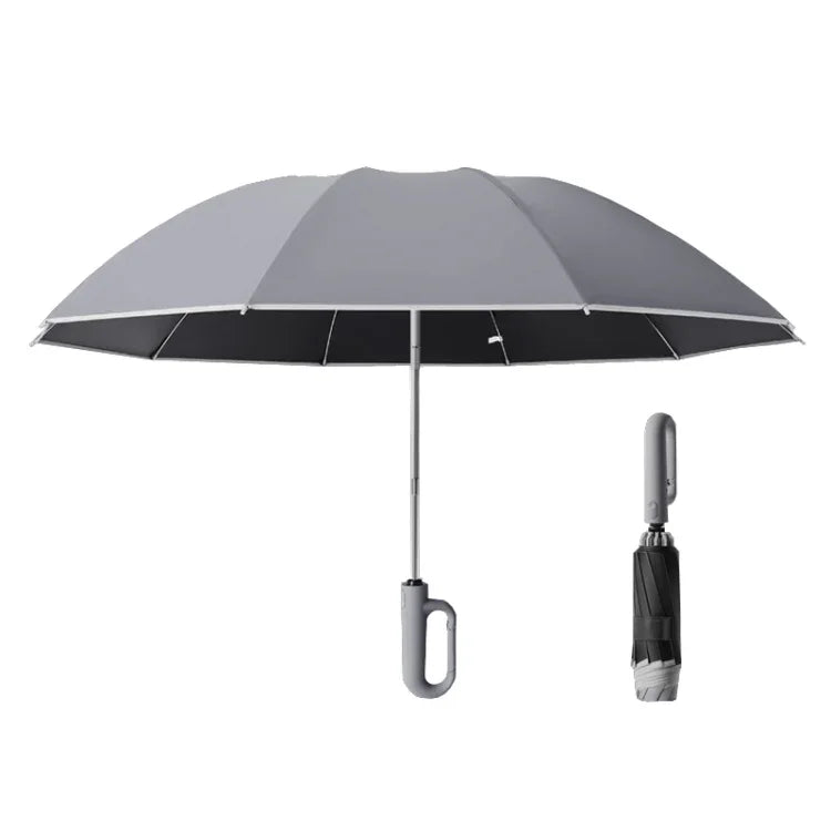 Vollautomatischer Regenschirm für jedes Wetter, faltbar, Unisex, Sonnenschutz, Forward Beige 105cm, Forward Blue 105cm, Forward Gray 105cm, Forward Beige 125cm, Forward Blue 125cm, Forward Gray 125cm, Reverse Beige 105cm, Reverse Blue 105cm