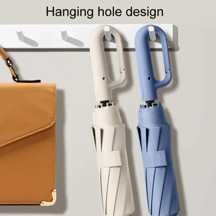 Vollautomatischer Regenschirm für jedes Wetter, faltbar, Unisex, Sonnenschutz, Forward Beige 105cm, Forward Blue 105cm, Forward Gray 105cm, Forward Beige 125cm, Forward Blue 125cm, Forward Gray 125cm, Reverse Beige 105cm, Reverse Blue 105cm