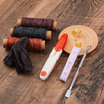 Handgefertigtes Leder-DIY-Werkzeugset, 35-teilig