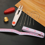 Handgefertigtes Leder-DIY-Werkzeugset, 35-teilig