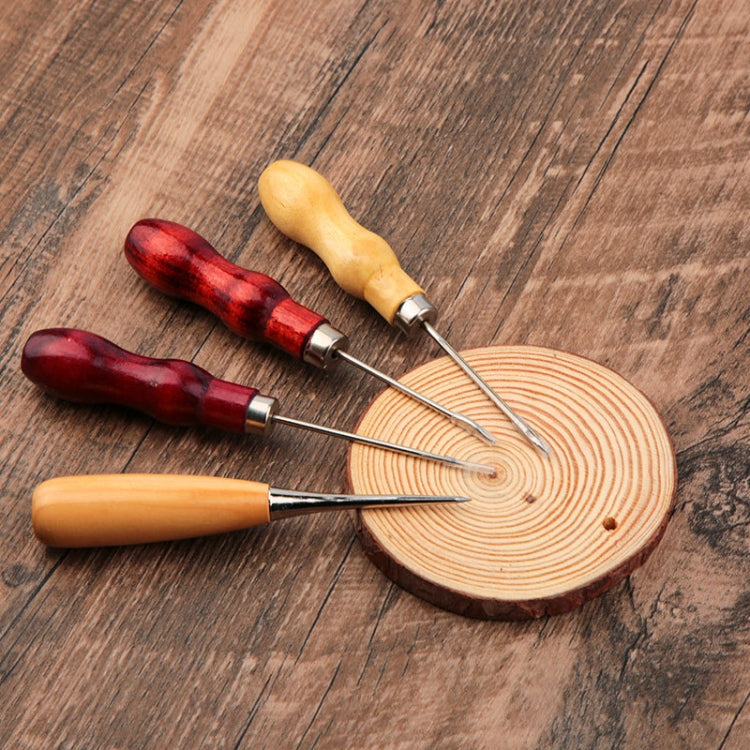 Handgefertigtes Leder-DIY-Werkzeugset, 35-teilig