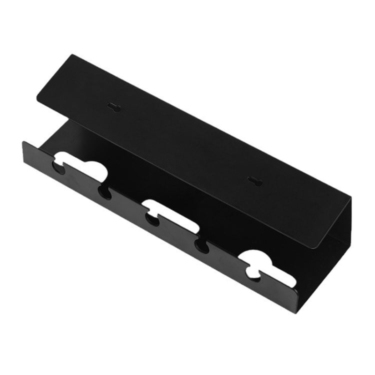 Under Desk Cable Organizer Hole-Free Home Computer Table Bottom Power Cord Plug Storage Rack