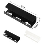 Kabelschlauch unter dem Schreibtisch, bohrfrei, für Zuhause, Computertisch, Stromkabel, Stecker, Aufbewahrungsregal