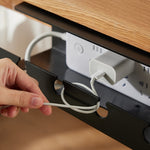 Kabelschlauch unter dem Schreibtisch, bohrfrei, für Zuhause, Computertisch, Stromkabel, Stecker, Aufbewahrungsregal