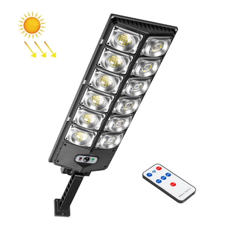 LED Starklicht-Solar-Gartenleuchte mit doppelter Reihe, Induktions-Straßenlaternen, E-SMARTER W789A-6, E-SMARTER W789B-6