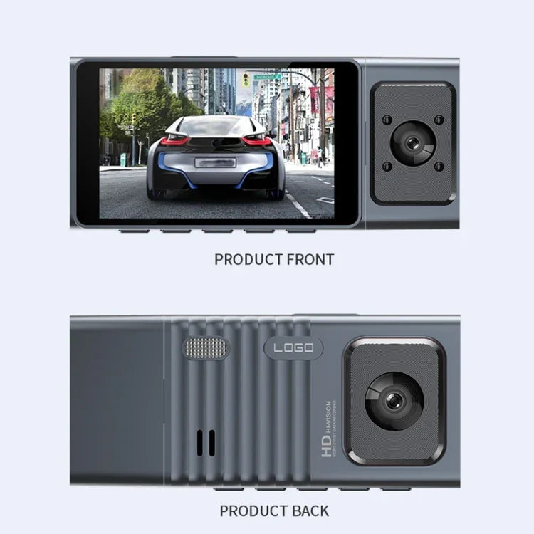 3 Kameraobjektiv 3-Zoll-IPS-Bildschirm WiFi Auto Dashcam 1080P Nachtsicht-Dashcam für Autos, 32G, 64G