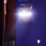 E-SMARTER W792 LED Solar-Wandleuchte mit Mückenvernichtungsfunktion (Violettes Licht) Intelligenter menschlicher Sensor Gartenlampe für den Außenbereich, Weißes Licht, Weißes Licht+Gelbes Licht