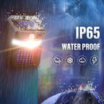E-SMARTER W792 LED Solar-Wandleuchte mit Mückenvernichtungsfunktion (Violettes Licht) Intelligenter menschlicher Sensor Gartenlampe für den Außenbereich, Weißes Licht, Weißes Licht+Gelbes Licht