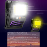 Solar-Wandleuchte mit Clip, Mückenlampe, tragbarer Bewegungsmelder, Außen-Gartenleuchte, E-SMARTER W7105-1 Patch, E-SMARTER W7105-2 COB