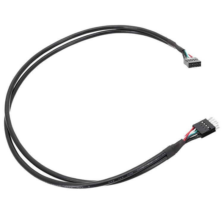 Motherboard 9-Pin USB2.0 Verlängerungskabel 26AWG Doppelgeschirmtes Kabel, 20cm, 30cm, 50cm, 60cm