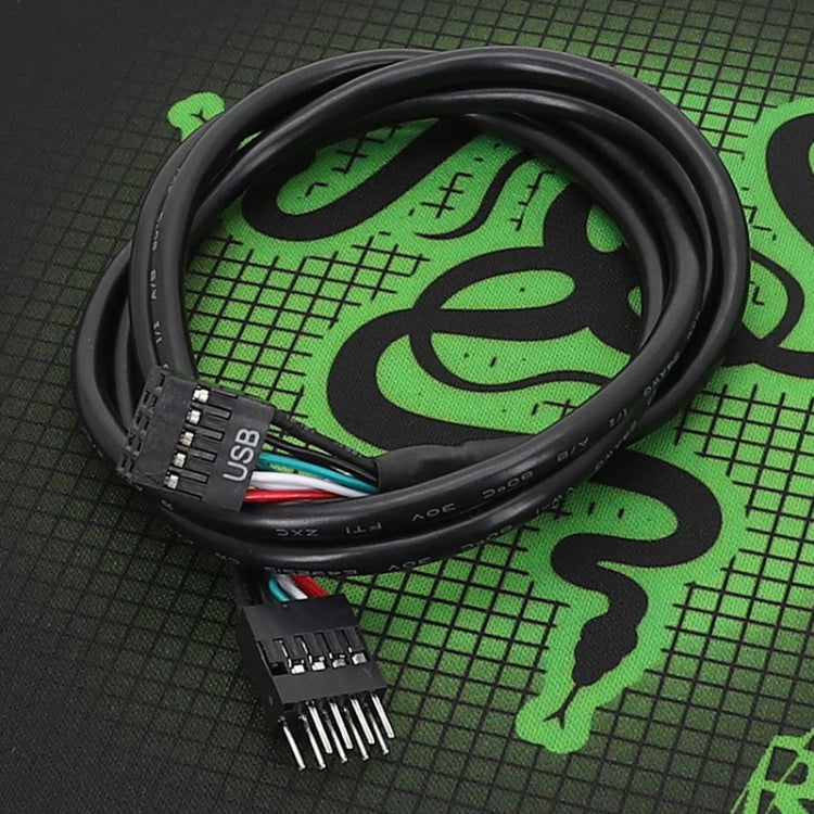 Motherboard 9-Pin USB2.0 Verlängerungskabel 26AWG Doppelgeschirmtes Kabel, 20cm, 30cm, 50cm, 60cm