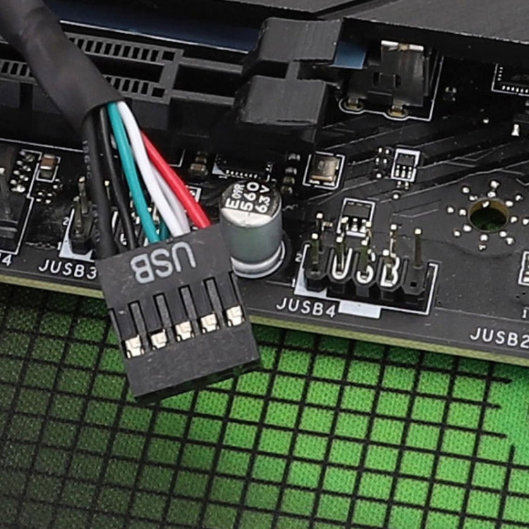 Motherboard 9-Pin USB2.0 Verlängerungskabel 26AWG Doppelgeschirmtes Kabel, 20cm, 30cm, 50cm, 60cm