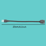USB-A Stecker zu 9-Pin Motherboard Eingebauter RGB Daten-zu-externem U-Port Adapterkabel, USB-A Stecker zu 9Pin