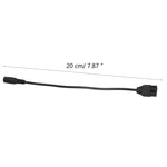 DC5521 Netzadapter zu 12V Computergehäuse 4-Pin Lüfterkabel, DC5521 zu 12V 4Pin