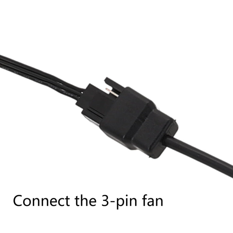 DC5521 Netzadapter zu 12V Computergehäuse 4-Pin Lüfterkabel, DC5521 zu 12V 4Pin