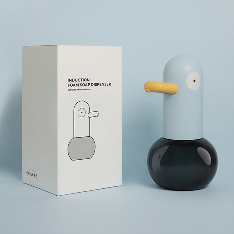 Niedlicher Enten Automatischer Schaumseifenspender Wiederaufladbar Berührungslos Handwaschmaschine Für Badezimmer Küche, Blau, Gelb