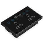 Graffiti Intelligente Steckdose mit Schalter USB+Type-C Dual-Port Fernsteuerung Steckdose, UK Stecker, Wifi Weiß, Wifi Schwarz, ZigBee Weiß, ZigBee Schwarz