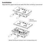 Graffiti Intelligente Steckdose mit Schalter USB+Type-C Dual-Port Fernsteuerung Steckdose, UK Stecker, Wifi Weiß, Wifi Schwarz, ZigBee Weiß, ZigBee Schwarz