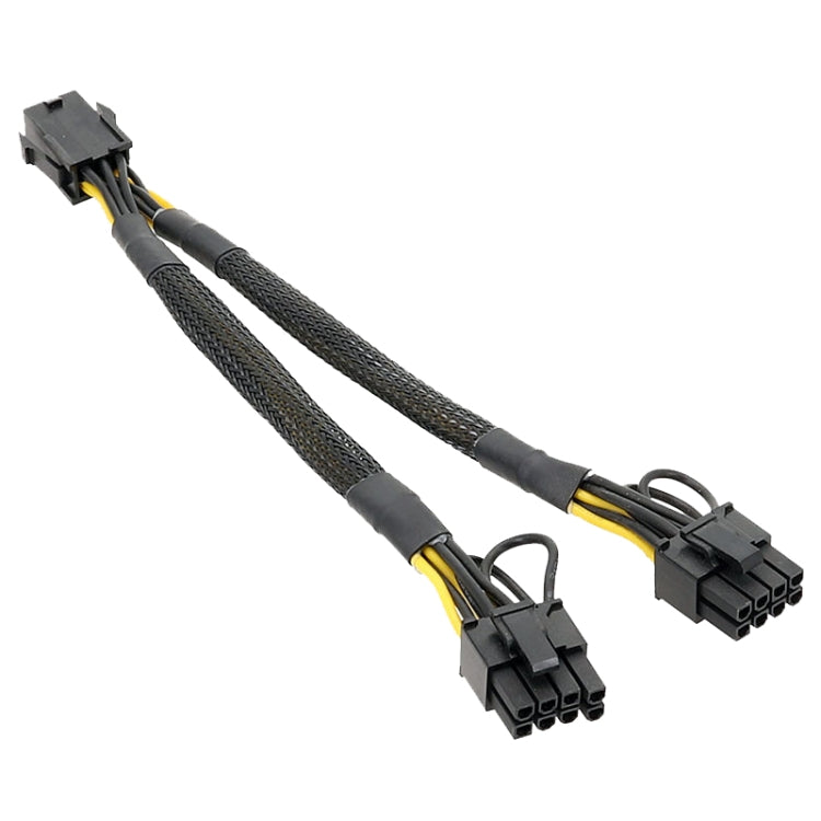 6Pin zu Dual 8Pin Grafikkarten-Setkabel Eins-zu-Zwei Stromversorgungskabel Adapter, 6Pin zu Dual 8Pin