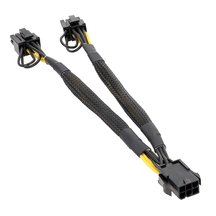6Pin zu Dual 8Pin Grafikkarten-Setkabel Eins-zu-Zwei Stromversorgungskabel Adapter, 6Pin zu Dual 8Pin