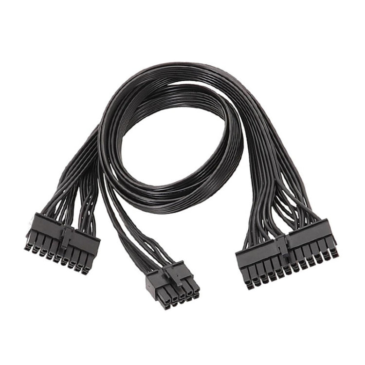 Für EVGA 10Pin / 18Pin zu 24Pin Flachkabel Modulkabel Grafikkarten-Blockkabel, 60cm Für EVGA