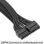 Für EVGA 10Pin / 18Pin zu 24Pin Flachkabel Modulkabel Grafikkarten-Blockkabel, 60cm Für EVGA