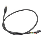 Motherboard USB 9Pin zu Type-C Gerade Daten Doppelgeschirmtes Kabel, 50cm Gerade