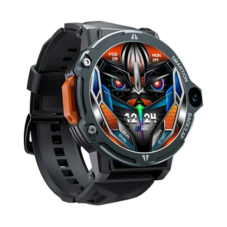 LOKMAT APPLLP6 PRO 1,54-Zoll 4G+64G Android 8.1 Dual-Kamera Unabhängige Speicherkarte Smartwatch