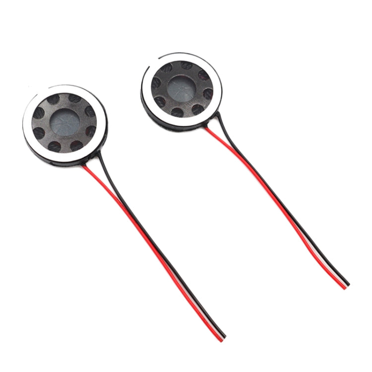 2 Stück 20mm 8 Ohm 0,5W/1W Für Medizinische Spielzeuge Sicherheits-Kunststoff Lautsprecher Interner Magnetischer Schweißdraht Sprachlautsprecher