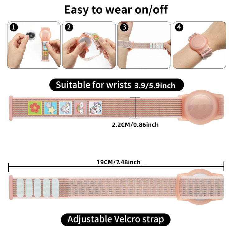Für AirTag 2. Gen / AirTag 1. Gen Schutzhülle Kinder Uhrenarmband Anti-Verlust Locator Wasserdichtes Armband