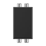 RCA Audio Masse-Schleifen-Isolator Anti-Interferenz Geräuschreduzierer Eliminierung von Stromgeräuschen Bluetooth Empfänger, Quadrat, Ellipse