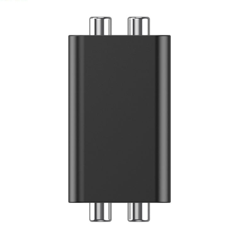 RCA Audio Masse-Schleifen-Isolator Anti-Interferenz Geräuschreduzierer Eliminierung von Stromgeräuschen Bluetooth Empfänger, Quadrat, Ellipse