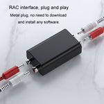 RCA Audio Masse-Schleifen-Isolator Anti-Interferenz Geräuschreduzierer Eliminierung von Stromgeräuschen Bluetooth Empfänger, Quadrat, Ellipse