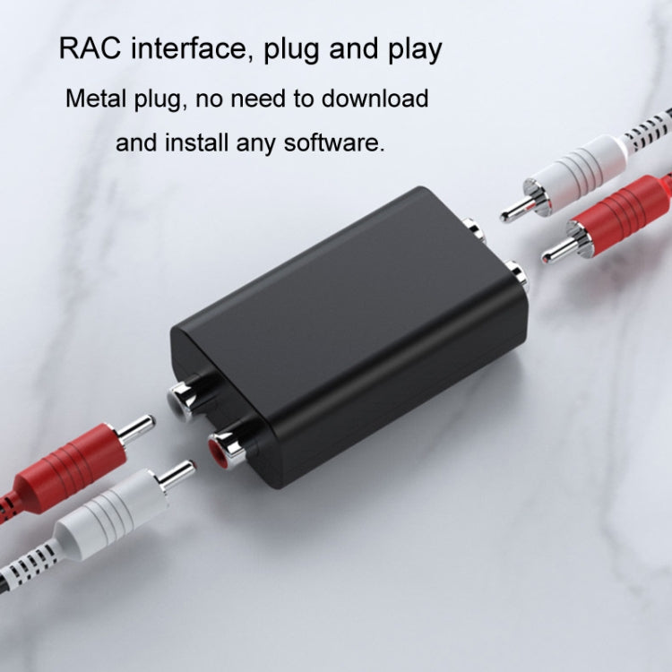 RCA Audio Masse-Schleifen-Isolator Anti-Interferenz Geräuschreduzierer Eliminierung von Stromgeräuschen Bluetooth Empfänger, Quadrat, Ellipse
