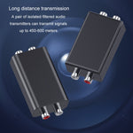 RCA Audio Masse-Schleifen-Isolator Anti-Interferenz Geräuschreduzierer Eliminierung von Stromgeräuschen Bluetooth Empfänger, Quadrat, Ellipse