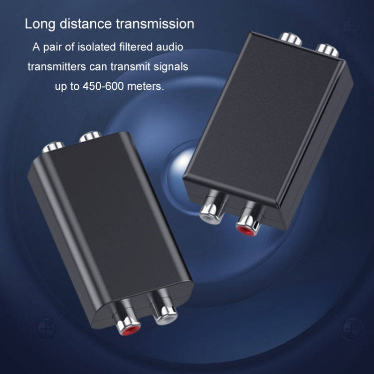 RCA Audio Masse-Schleifen-Isolator Anti-Interferenz Geräuschreduzierer Eliminierung von Stromgeräuschen Bluetooth Empfänger, Quadrat, Ellipse