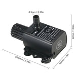 DC12V Micro bürstenlose Kaltwasser-Zirkulationsbrunnenpumpe, QR50C