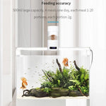 USB-Direktstecker/Batterie-Doppelfunktion Automatische Fischfutterspender Zeitschaltuhr Dosierer, O2