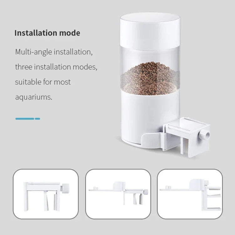 USB-Direktstecker/Batterie-Doppelfunktion Automatische Fischfutterspender Zeitschaltuhr Dosierer, O2