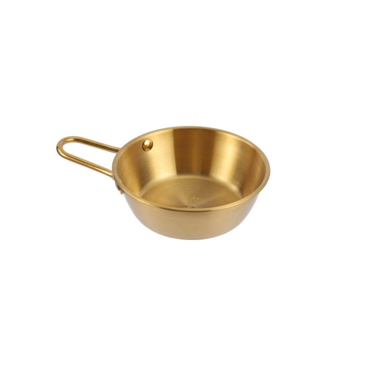 304 Edelstahl Gewürzschale Restaurant Reiswein Snack Servierflasche, 10,5 cm mit Griff Silber, 12 cm mit Griff Silber, 13 cm mit Griff Silber, 14 cm mit Griff Silber, 17 cm mit Griff Silber, 10,5 cm mit Griff Gold, 12 cm mit Griff Gold