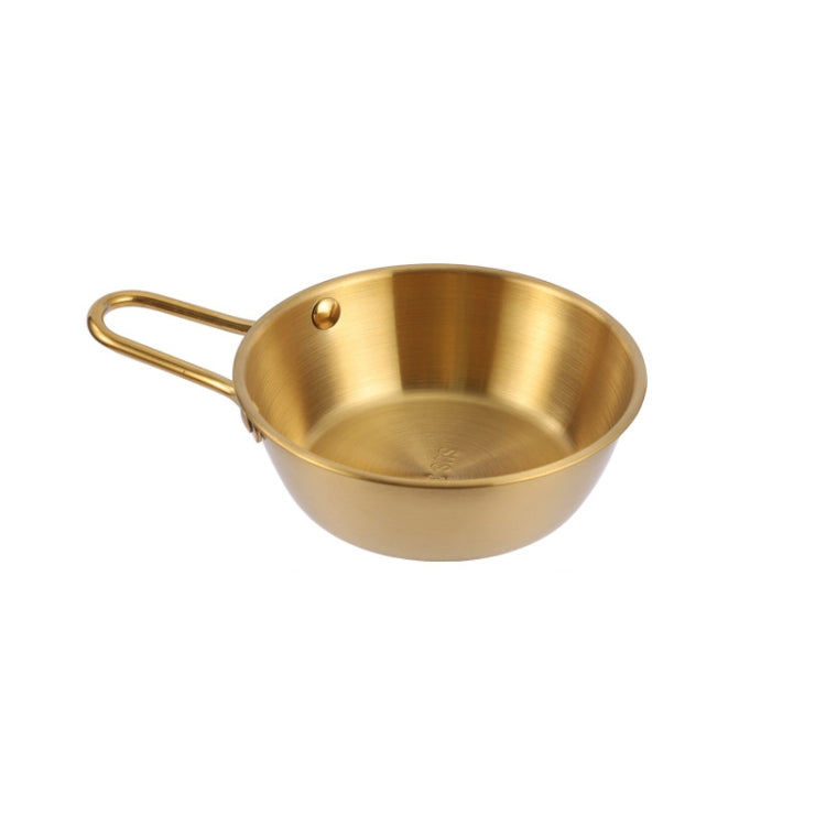 304 Edelstahl Gewürzschale Restaurant Reiswein Snack Servierflasche, 10,5 cm mit Griff Silber, 12 cm mit Griff Silber, 13 cm mit Griff Silber, 14 cm mit Griff Silber, 17 cm mit Griff Silber, 10,5 cm mit Griff Gold, 12 cm mit Griff Gold