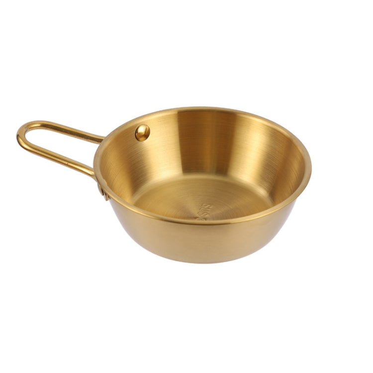 304 Edelstahl Gewürzschale Restaurant Reiswein Snack Servierflasche, 10,5 cm mit Griff Silber, 12 cm mit Griff Silber, 13 cm mit Griff Silber, 14 cm mit Griff Silber, 17 cm mit Griff Silber, 10,5 cm mit Griff Gold, 12 cm mit Griff Gold