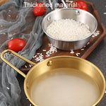 304 Edelstahl Gewürzschale Restaurant Reiswein Snack Servierflasche, 10,5 cm mit Griff Silber, 12 cm mit Griff Silber, 13 cm mit Griff Silber, 14 cm mit Griff Silber, 17 cm mit Griff Silber, 10,5 cm mit Griff Gold, 12 cm mit Griff Gold